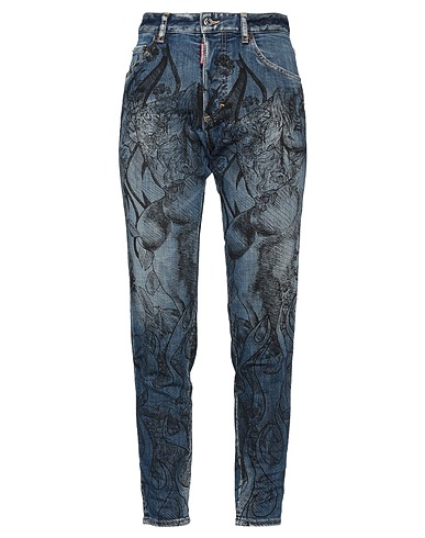 DSQUARED2 Denim trousers Blue 99% Cotton, 1% Elastane