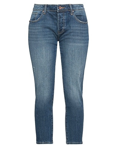 FRACOMINA Denim trousers Blue 98% Cotton, 2% Elastane