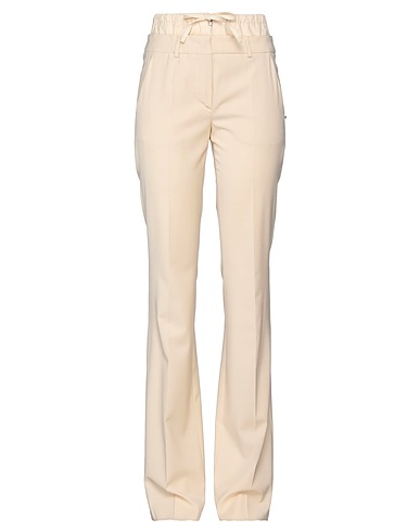 SPORTMAX Casual pants Beige 95% Cotton, 5% Elastane
