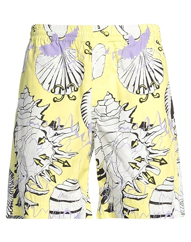 MSGM Shorts & Bermuda Yellow 100% Cotton