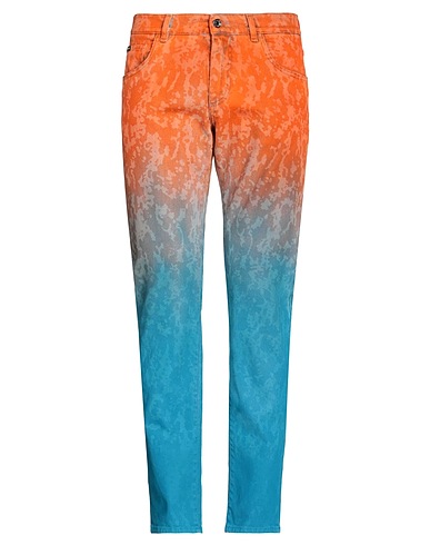 DOLCE&GABBANA Denim pants Orange 98% Cotton, 2% Elastane