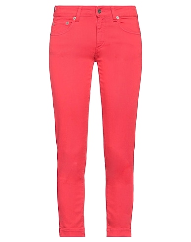 DONDUP Pantaloni jeans Rosso 92% Cotone, 6% Elastomultiestere, 2% Elastan