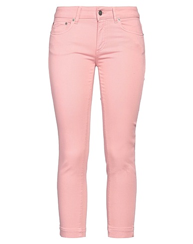 DONDUP Denim trousers Pink 92% Cotton, 6% Elastomultiester, 2% Elastane
