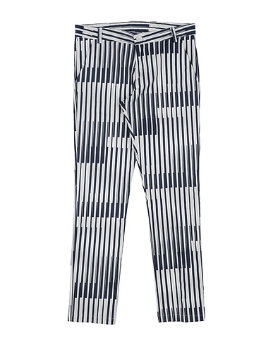 MANUELL & FRANK Casual pants Midnight blue 98% Cotton, 2% Elastane