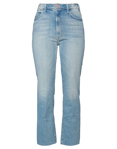 MOTHER Denim trousers Blue 81% Cotton, 11% Lyocell, 6% Polyester, 2% Elastane