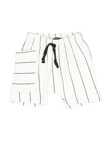 AVENTIQUATTRORE Shorts & Bermuda White 76% Cotton, 14% Acrylic, 10% Other Fibres