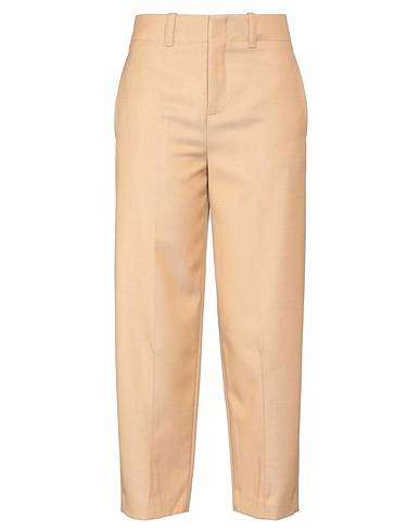 VINCE. クラシックパンツ サンド ウール 55% / ポリエステル 45%