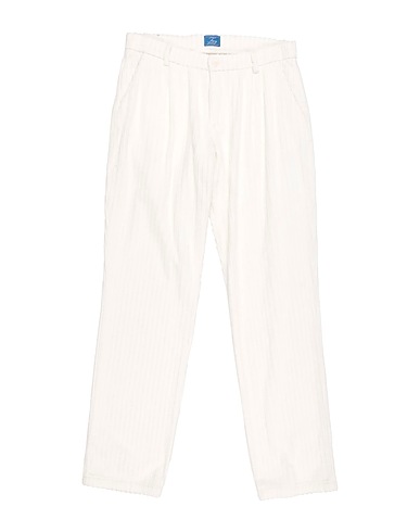 FAY Casual trouser White 100% Cotton
