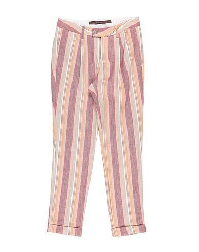 BERWICH Casual trouser Orange 45% Linen, 35% Cotton, 20% Polyester