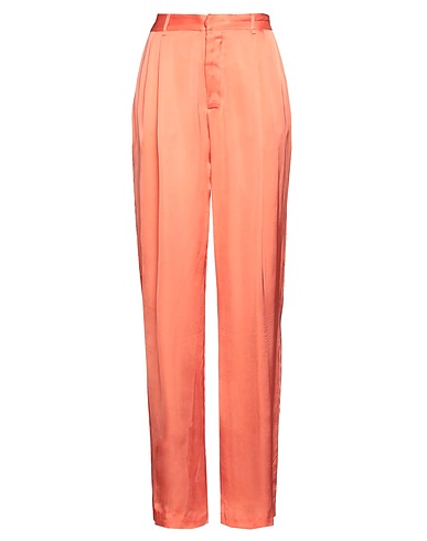 ATOS LOMBARDINI Casual trouser Coral 93% Acetate, 7% Silk
