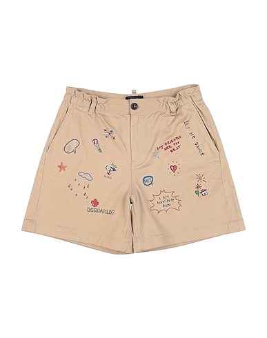 DSQUARED2 Shorts & Bermudas Kamel 98% Baumwolle, 2% Elastan