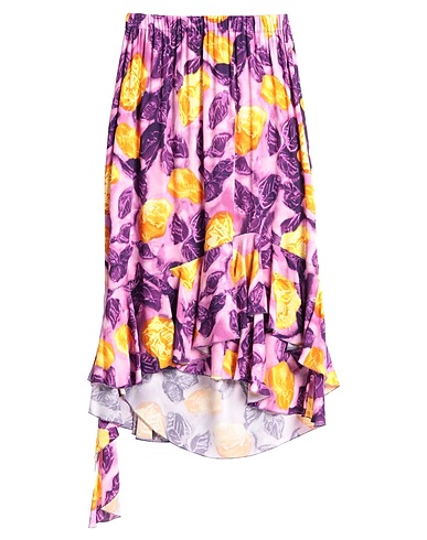 MARNI Midi skirt Purple 98% Viscose, 2% Elastane