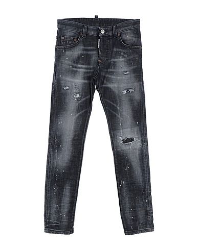 DSQUARED2 Jeans Schwarz 98% Baumwolle, 2% Elastan, Rinderhaar