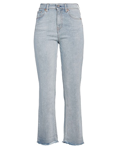 PENCE Denim trousers Blue 98% Cotton, 2% Elastane