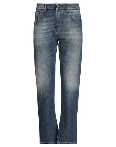 14BROS Denim pants Blue 100% Cotton