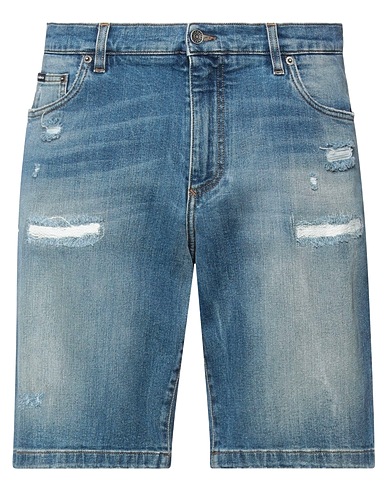 DOLCE&GABBANA Denim shorts Blue 98% Cotton, 2% Elastane