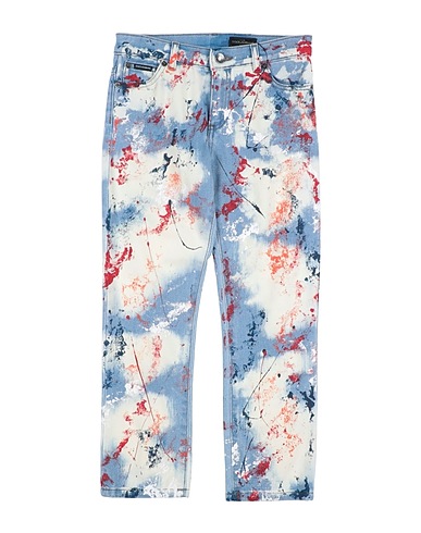 DOLCE & GABBANA Denim trousers Blue 98% Cotton, 2% Elastane, Polyester, Zamak
