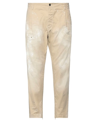 DSQUARED2 Casual trouser Beige 97% Cotton, 3% Elastane