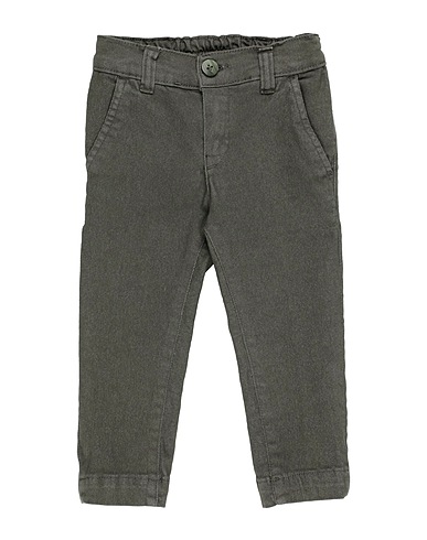 MANUELL & FRANK Denim trousers Military green 76% Cotton, 22% Polyester, 2% Elastane