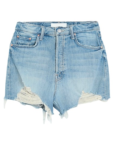 MOTHER Denim shorts SUPERIOR Blue 98% Cotton, 2% Elastane