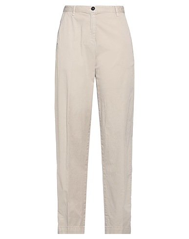 MASSIMO ALBA Casual pants Light grey 97% Cotton, 3% Elastane
