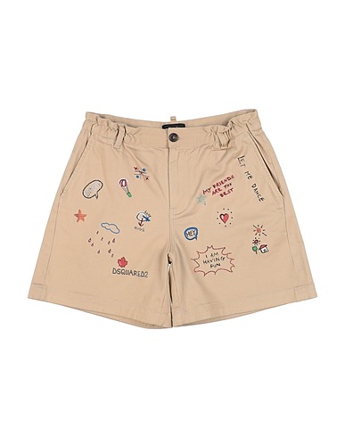 DSQUARED2 Shorts & Bermuda Beige 98% Cotone, 2% Elastan
