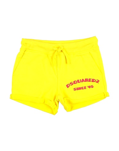 DSQUARED2 Shorts & Bermuda Yellow 100% Cotton