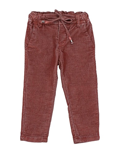 MANUELL & FRANK Casual trouser Chocolate brown 75% Cotton, 24% Lyocell, 1% Elastane