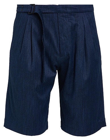 TRUSSARDI Shorts & Bermudas Nachtblau 50% Viskose, 47% Baumwolle, 3% Elastan