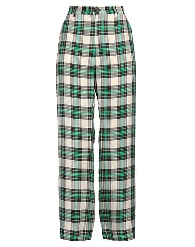 PDR PHISIQUE DU ROLE Pantalon Vert 51% Lin, 49% Viscose