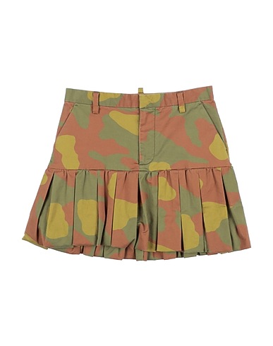 DSQUARED2 Skirt Military green 97% Cotton, 3% Elastane