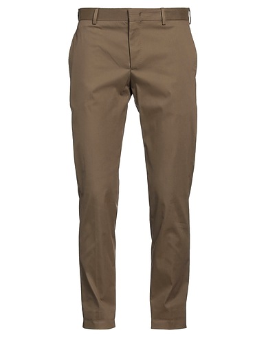 PT Torino Casual trouser Khaki 65% Cotton, 29% Polyamide, 6% Elastane