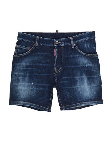 DSQUARED2 Shorts & Bermuda Blu 89% Cotone, 8% Poliestere, 3% Elastan