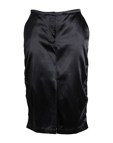 & OTHER STORIES Midi skirt Black 56% Viscose, 44% Cotton