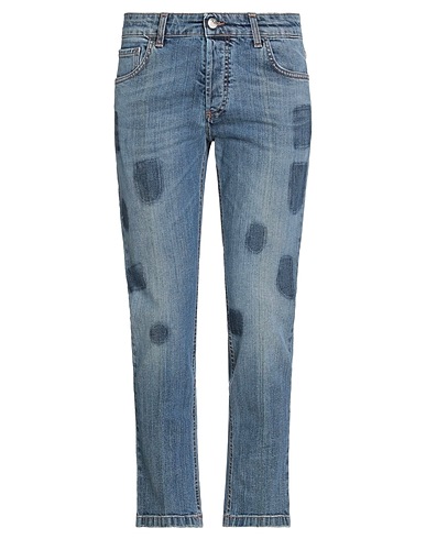 ENTRE AMIS Denim pants Blue 99% Cotton, 1% Elastane