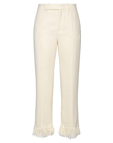 CHLOÉ Casual pants Ivory 100% Silk