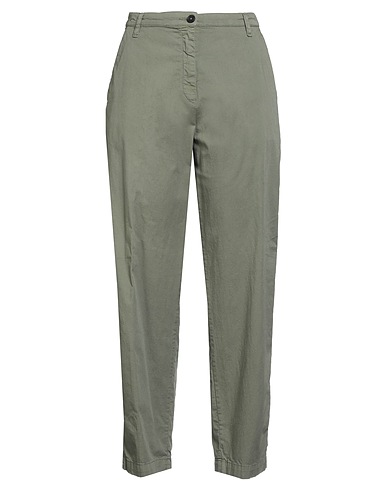 MASSIMO ALBA Casual pants Military green 97% Cotton, 3% Elastane