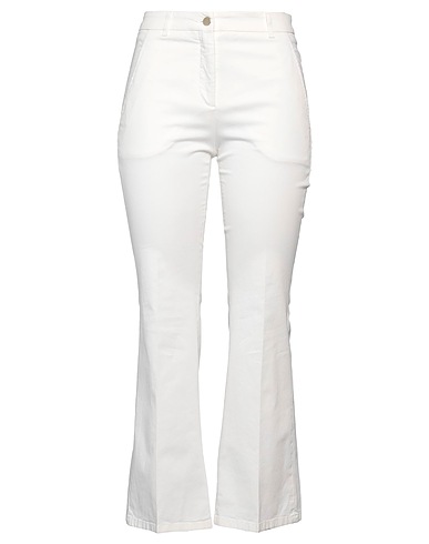 INCOTEX Casual pants BY SLOWEAR White 98% Cotton, 2% Elastane