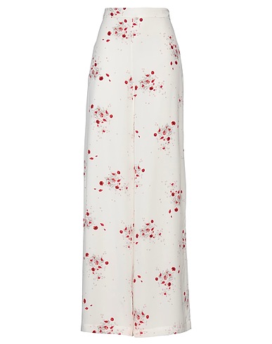 SLY010 Casual trouser White 100% Silk