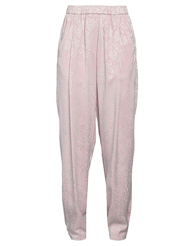 FORTE_FORTE Casual trouser Light pink 51% Acetate, 49% Viscose