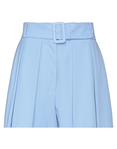 PATOU Shorts & Bermuda Sky blue 97% Virgin Wool, 3% Elastane