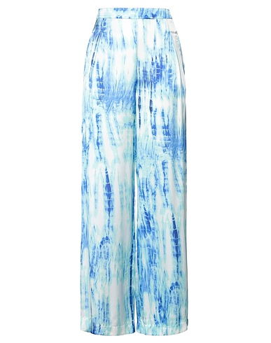 PINK MEMORIES Casual trouser Blue 100% Viscose