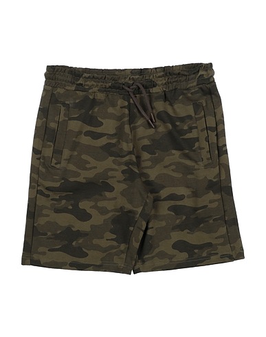 LOSAN Shorts & Bermuda Military green 100% Cotton