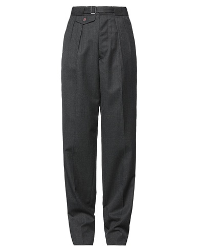 MAISON MARGIELA Casual trouser Charcoal 100% Wool