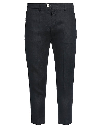 GAZZARRINI Casual trouser Black 100% Linen