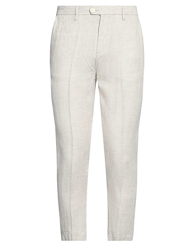 GAZZARRINI Casual pants Beige 100% Linen