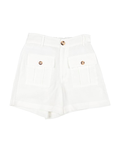 L:Ú L:Ú by MISS GRANT Shorts & Bermuda White 64% Viscose, 36% Linen