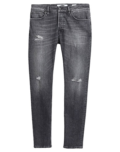 YOUNG POETS Denim pants Charcoal 99% Cotton, 1% Elastane