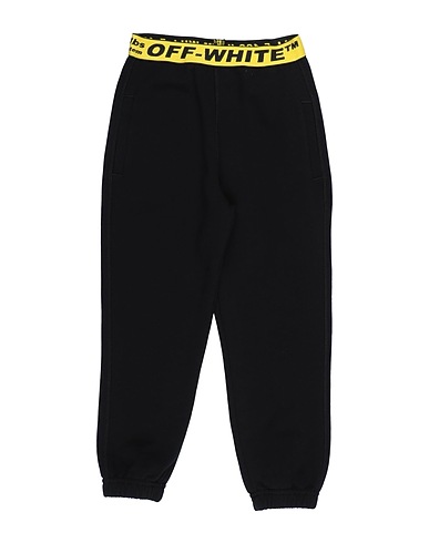 OFF-WHITE™ KIDS Casual trouser Black 100% Cotton, Polyester, Polyamide, Elastane