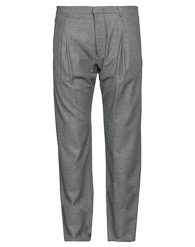 BYBLOS Casual pants Grey 72% Viscose, 27% Virgin Wool, 1% Elastane